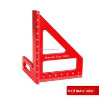 Règle de mesure multi-angles en aluminium de qualité industrielle et DIY, support OEM personnalisé