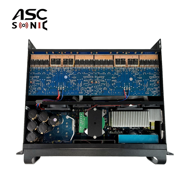 AT6400 2 Channel Class-TD 4 Ohm Metal AC Power Amplifier for Sound Audio System