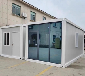 6M prefab container nhà Z có thể gập lại Tiny công nghiệp thiết kế kết cấu thép cho văn phòng biệt thự khách sạn phẳng gói sống bán thuê - Product Image 3