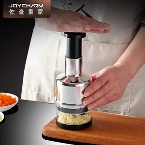 Hand Operated <b>Vegetable</b> <b>Cutter</b> Garlic Chopper Onion Slicer <b>Multi</b> <b>Functional</b> Kitchen Tool Stainless Steel Manual Mincer - Product Image 3