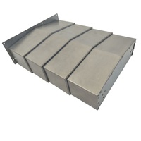 Couvercle de protection de bouclier de protection de soufflet télescopique en acier accessoire de machine CNC
