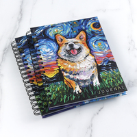 Carnet de notes scolaire à reliure Wire-O personnalisée A4 A5, journal intime à couverture rigide en couleur