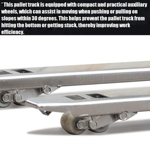 Transpaleta Manual de 1150 mm, 1220 mm, 2 Toneladas, 2.5 Toneladas, 3 Toneladas, Galvanizada en Caliente, para Plantas de Mariscos, Suministro de Fábrica - Product Image 3