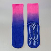 Must-buy Premium Quality Custom Pilates Grip Socks Confortable All-day Wear Crew Training Pilates Socks