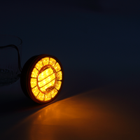 Fabricant best-seller 4 pouces clignotant rond feux arrière LED feu arrière LED camion lumière de remorque
