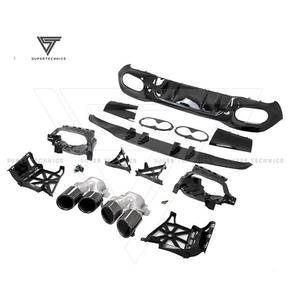 Diffuseur arrière en PP style <span class=keywords><strong>A45</strong></span> AMG avec tuyau d'échappement pour Mercedes Benz Classe A W177 A180 A200 <span class=keywords><strong>A35</strong></span> 2019-2021 - Product Image 1