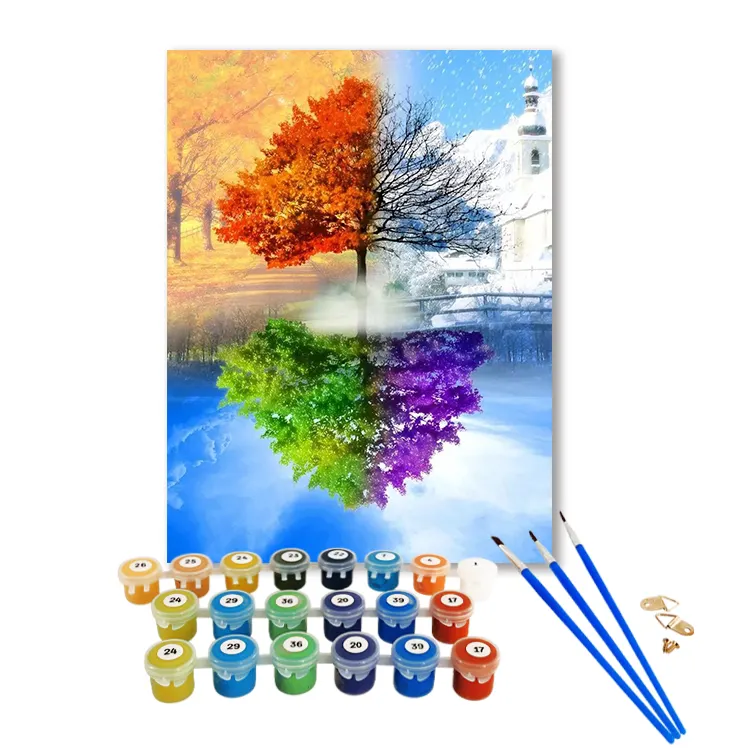 Custom DIY Paint by Numbers Kits 40x50cm For Adults And Kids Wall Art Canvas Digital Painting Decoration Oil Painting By Numbers