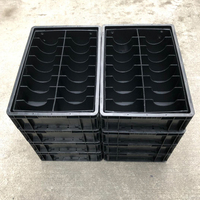 Boîte à panneaux creux protégée contre les charges électrostatiques (ESD) avec une résistance élevée aux chocs pour la fabrication de semi-conducteurs et la manutention de matériaux en laboratoire