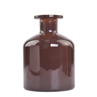 Bouteille d'aromathérapie en verre brun personnalisée en gros avec fonction de diffusion d'arômes sans flamme