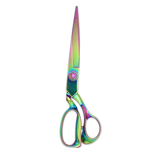 Ciseaux à coudre entièrement en acier, 12 pouces, outils de couture professionnels en acier inoxydable pour la coupe de vêtements et de cuir - Product Image 2