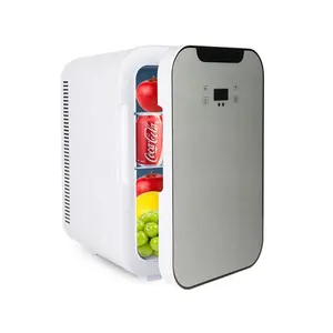 コンパクト冷蔵庫エナジースターシングルドアミニ冷蔵庫、冷凍庫付き、18L、シルバー