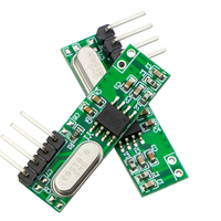 Módulo Transmisor Receptor Universal de Código de Aprendizaje 315MHz 433MHz DC 3V 30V Placa de Control Mini LED de Canal Único