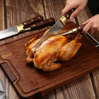 Couteau de cuisine Tc 6'' 7'' 8'' Couteau de chef Couteau à désosser Hachoir Couteau de boucher professionnel en acier inoxydable