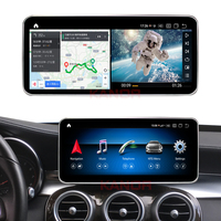 Pantalla Android Carplay Ultrafina de 12.3 Pulgadas y 2K para Mercedes Benz -A CLA GLA C GLC V W176 X156 W204 W205 X253 W447, Actualización de Radio