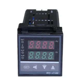 K 입력 릴레이 또는 SSR 출력 48*48 PID 디지털 오븐 온도 컨트롤러 REX-C100