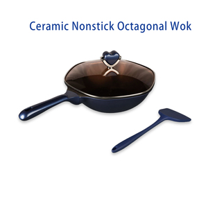 <span class=keywords><strong>Wok</strong></span> de Aluminio Fundido a Presión, Sartén de Cocción Rápida con Calor Uniforme, Revestimiento de Titanio Seguro para Alimentos, Fácil de Limpiar - Product Image 2