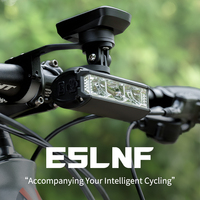 ESLNF - Faro Delantero para Bicicleta de Montaña, 1000 Lúmenes, Recargable por USB, de Aleación de Aluminio, Impermeable, Luz LED Delantera de Alta Intensidad
