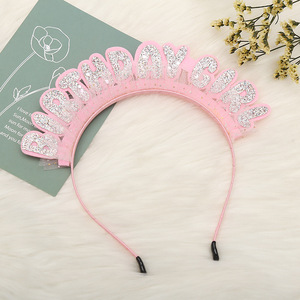 Pafu-accesorios <span class=keywords><strong>para</strong></span> el cabello <span class=keywords><strong>para</strong></span> niña, diademas <span class=keywords><strong>para</strong></span> fiesta de <span class=keywords><strong>cumpleaños</strong></span>, accesorios <span class=keywords><strong>para</strong></span> el cabello <span class=keywords><strong>para</strong></span> niño - Product Image 2