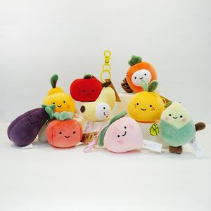 Peluche de <span class=keywords><strong>fruta</strong></span> simulada, muñeco lindo de <span class=keywords><strong>naranja</strong></span>, de algodón PP, tamaño pequeño, venta al por mayor, para máquina de garras infantil, muñeco para lanzar en bodas - Product Image 3