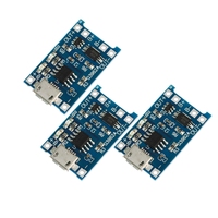 10 pièces/lot, batterie au lithium 18650 5V 1A, interface USB Mirco TYPE-C, module de charge TP4056