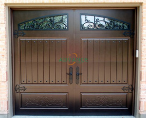 Style rustique chariot en bois massif porte de <span class=keywords><strong>garage</strong></span> automatique à distance Villa <span class=keywords><strong>garage</strong></span> extérieur - Product Image 2