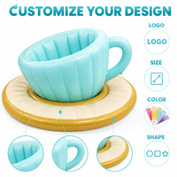Tasse à thé gonflable personnalisée pour publicité, décoration d'événements, accessoire promotionnel, OEM ODM, logo, couleur, taille, impression personnalisée, café