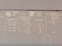 Interruptor de Circuito Tmax XT4NU3125AYJ000XXX, 125A, 3P, 600V para PLC