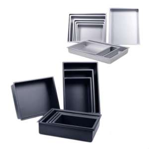 Teglia da Forno Quadrata Antiaderente in Alluminio Sunmax 4/<span class=keywords><strong>5</strong></span>/6/7/8/9/10 Pollici con Fondo Rimovibile Sostenibile - Product Image 5