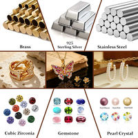 Vente en gros de bijoux de luxe personnalisés en zircon, acier inoxydable, plaqué or 18 carats, étanches, comprenant bague, bracelet, boucles d'oreilles, collier et emballage