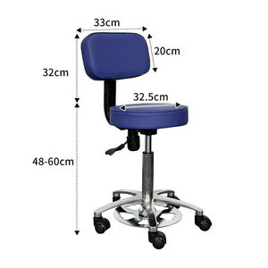 High Quality High Load Bearing Pedicure <b>Chair</b> with Wheels Customizable Color SPA Nail Salon Massage Function Saddle <b>Chair</b> - Product Image 6
