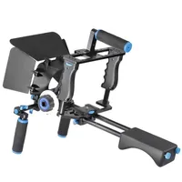 Vendre Cage d'appareil photo Kit de montage à épaulement DSLR Rig Movie Kit Photo Studio Accessoires D221 Stabilisateur d'appareil photo