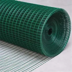 Green pvc coated welded wire mesh 2x2 pvc wire mesh