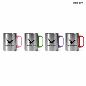 Mug de camping isotherme à double paroi en acier inoxydable écologique, anti-fuite, avec mousqueton portable et poignée de transport - Product Image 2