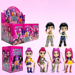 Set da 6 Pezzi Scatola a Sorpresa KPOP Demon Hunters Gruppo Femminile <span class=keywords><strong>Anime</strong></span> Mini Action Figure da Collezione in PVC Corea del Sud Modello Unisex Giocattoli - Product Image 3
