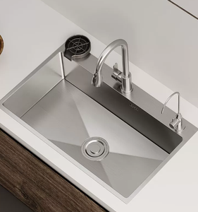 Fregadero de Cocina de Acero Inoxidable 304 de un Solo Tazón, Grado Alimenticio - Product Image 4