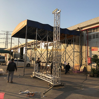 Dragonstage Tower Lifter Truss Tower Erector portátil para instalar un pilar de armazón de iluminación de aleación de aluminio con fácil desmontaje
