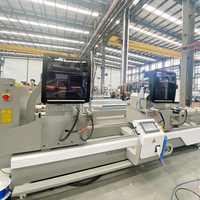 Sierra de corte automática de precisión WEIKE CNC-550 con hoja de 550 mm, máquina de inglete para UPVC, aluminio, puertas, ventanas, muros cortina y motores