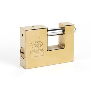 भारी शुल्क 70 मिमी टाइटेनियम प्लेटेड वाटरप्रूफ पैडलॉक कठोर ठोस लोहे आयताकार कंटेनर कुंजी दरवाजे के लिए दरवाजे के लिए एंटी-चोरी - Product Image 6