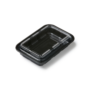 Contenedores Desechables de Plástico Negro para Servir Alimentos, Caja para Frutas, Venta al Por Mayor de Fábrica China - Product Image 4