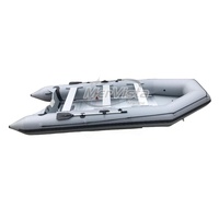 Ce Hypalon Sport cabine Cruiser passager rigide utilisé aéroglisseur canoë Ponton bateau pour l'eau