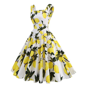 Abito estivo da <span class=keywords><strong>donna</strong></span> con bretelle stampate Sexy bohémien First pensed vacanza al mare prendisole da spiaggia - Product Image 2