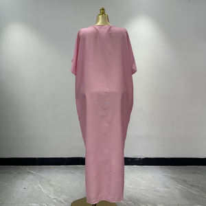 <span class=keywords><strong>Robe</strong></span> africaine sur mesure en tissu <span class=keywords><strong>wax</strong></span> Dashiki à col en V, longueur ras du sol, avec foulard, pour l'église, soirée, cérémonie, haute qualité - Product Image 3