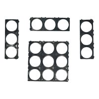 3P 33140 Batteriehalter 33140 1x3 Ineinandergreifende Batteriezellenhalterung aus Kunststoff für Batteriepack-Montage Batteriezubehör
