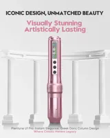 Machine PMU sans fil certifiée CE Biomaser U1 Pro, 6 niveaux de réglage de la course (2,0-3,5 mm), longue durée de vie de 12 heures pour sourcils, lèvres et eye-liner