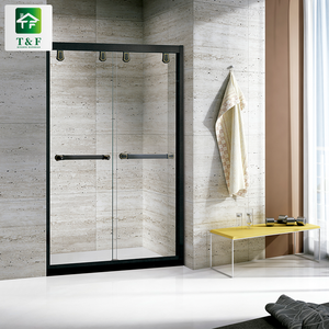 Cabina de ducha de forma recta moderna, puerta de vidrio rectangular <span class=keywords><strong>para</strong></span> baño pequeño - Product Image 6