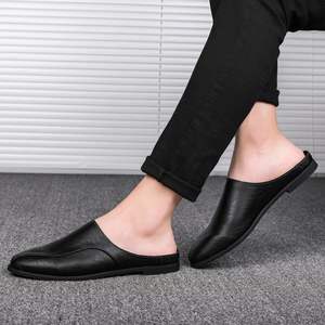 Vente en gros de chaussures en cuir décontractées pour hommes et de pantoufles à la mode pour l'été 2025 - Product Image 1