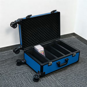 Valise de transport portable en aluminium avec roulettes et serrure TSA pour le stockage de slabs classés, fournie directement par l'usine - Product Image 2