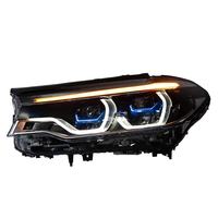 Feux de voiture compatibles avec BMW G30, projecteur de phare LED, lentille, 2018-2020, Série 5, 530i, 525i, M5, G38, phare avant, DRL, signal