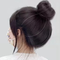 En gros Ashion Coussinet volumateur invisible pour le dessus de la tête, pour queue de cheval artificielle, accessoires de coiffure pour rehausser le volume, outil de coiffure