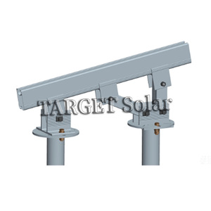 Support de montage de panneaux solaires au sol en alliage d'aluminium avec traitement de surface anodisé pour installation extérieure - Product Image 4